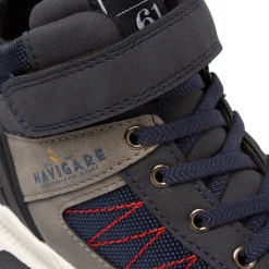 New Sneakers alte blu da Ragazzo con strappo Bambino Sneakers Bambino|Scarponcini Bambino