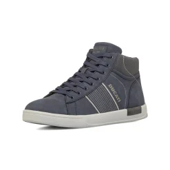 Sneakers alte blu da Uomo con banda laterale Uomo Sneakers Uomo