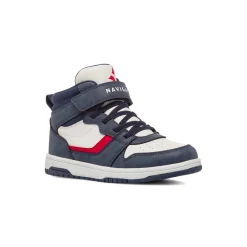 Sneakers alte blu e bianche da Ragazzo Bambino Sneakers Bambino