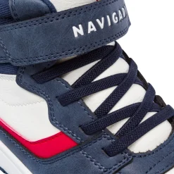 Sneakers alte blu e bianche da Ragazzo Bambino Sneakers Bambino