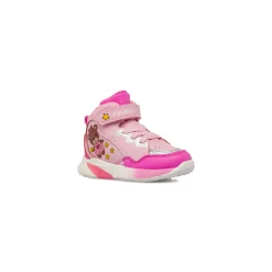 Hot Sneakers alte da bambina rosa con strappo e Luci Bambino Sneakers Bambina|Scarpe Con Strappo Bambina