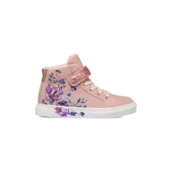 Online Sneakers alte da bambina rosa con dettagli fiori Bambino Sneakers Bambina|Scarpe Con Strappo Bambina