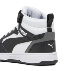 Sale Sneakers alte da bambino bianche con dettagli neri e grigi Rebound V6 Bambino Scarpe Sportive Da Bambino|Scarpe Sportive