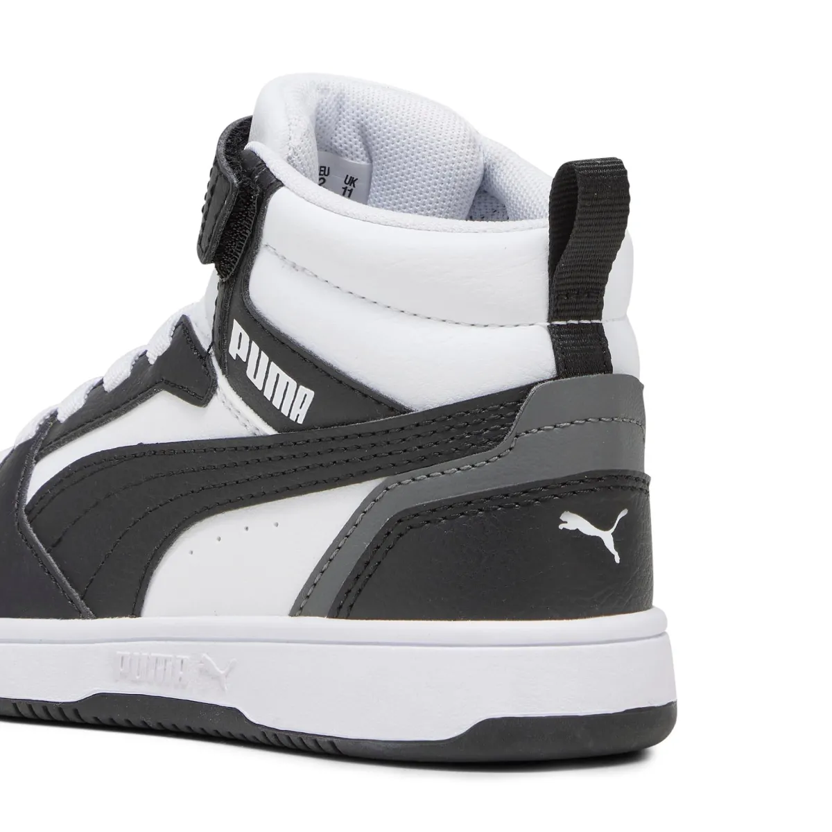 Sale Sneakers alte da bambino bianche con dettagli neri e grigi Rebound V6 Bambino Scarpe Sportive Da Bambino|Scarpe Sportive