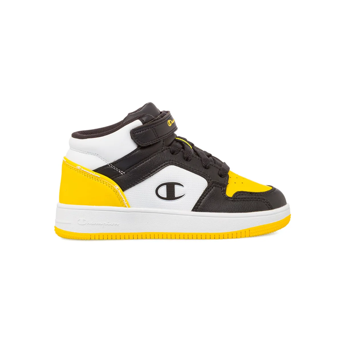 Outlet Sneakers alte da bambino nere con dettagli gialli Bambino Scarpe Sportive Da Bambino|Sneakers Sportive Bambino