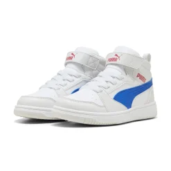 New Sneakers alte da bambino bianche con dettaglio blu e con logo Rebound V6 Mid Bambino Scarpe Sportive|Sneakers Sportive Bambino