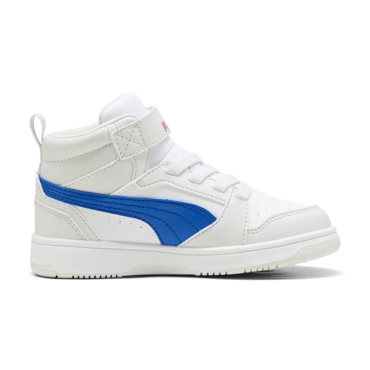 New Sneakers alte da bambino bianche con dettaglio blu e con logo Rebound V6 Mid Bambino Scarpe Sportive|Sneakers Sportive Bambino