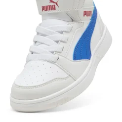 New Sneakers alte da bambino bianche con dettaglio blu e con logo Rebound V6 Mid Bambino Scarpe Sportive|Sneakers Sportive Bambino