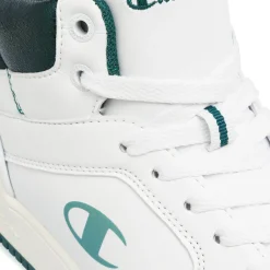 Outlet Sneakers alte da donna bianche con dettagli verde metallizzato Mid Foil Donna Sneakers|Sneakers Sport