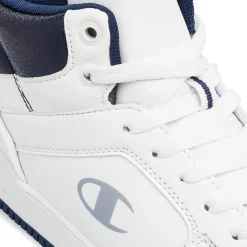 Best Sneakers alte da donna bianche con dettagli blu Mid Foil Donna Sneakers Sport|Scarpe Sportive