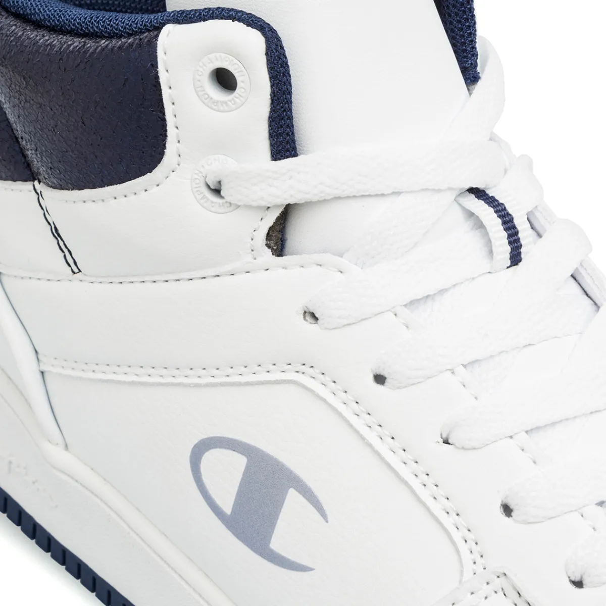 Best Sneakers alte da donna bianche con dettagli blu Mid Foil Donna Sneakers Sport|Scarpe Sportive