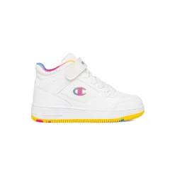 Best Sneakers alte da ragazza bianche con dettagli multicolore Bambino Sneakers Sportive Bambina|Scarpe Ragazza