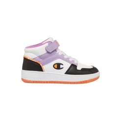 Discount Sneakers alte da ragazza bianche con dettagli multicolore Bambino Sneakers Sportive Bambina|Scarpe Ragazza