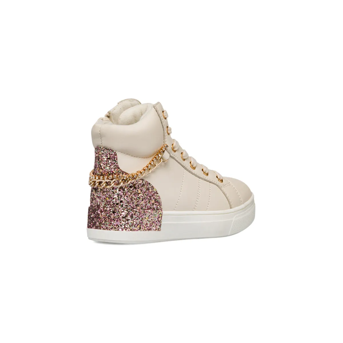 Hot Sneakers alte da ragazza rosa con glitter Bambino Sneakers Bambina|Scarpe Ragazza