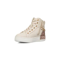 Hot Sneakers alte da ragazza rosa con glitter Bambino Sneakers Bambina|Scarpe Ragazza