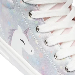 Online Sneakers alte da ragazza multicolore con stampa unicorno Bambino Sneakers Bambina|Scarpe Ragazza