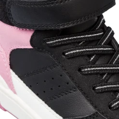 Clearance Sneakers alte da ragazza nere e rosa Bambino Sneakers Bambina|Scarpe Ragazza