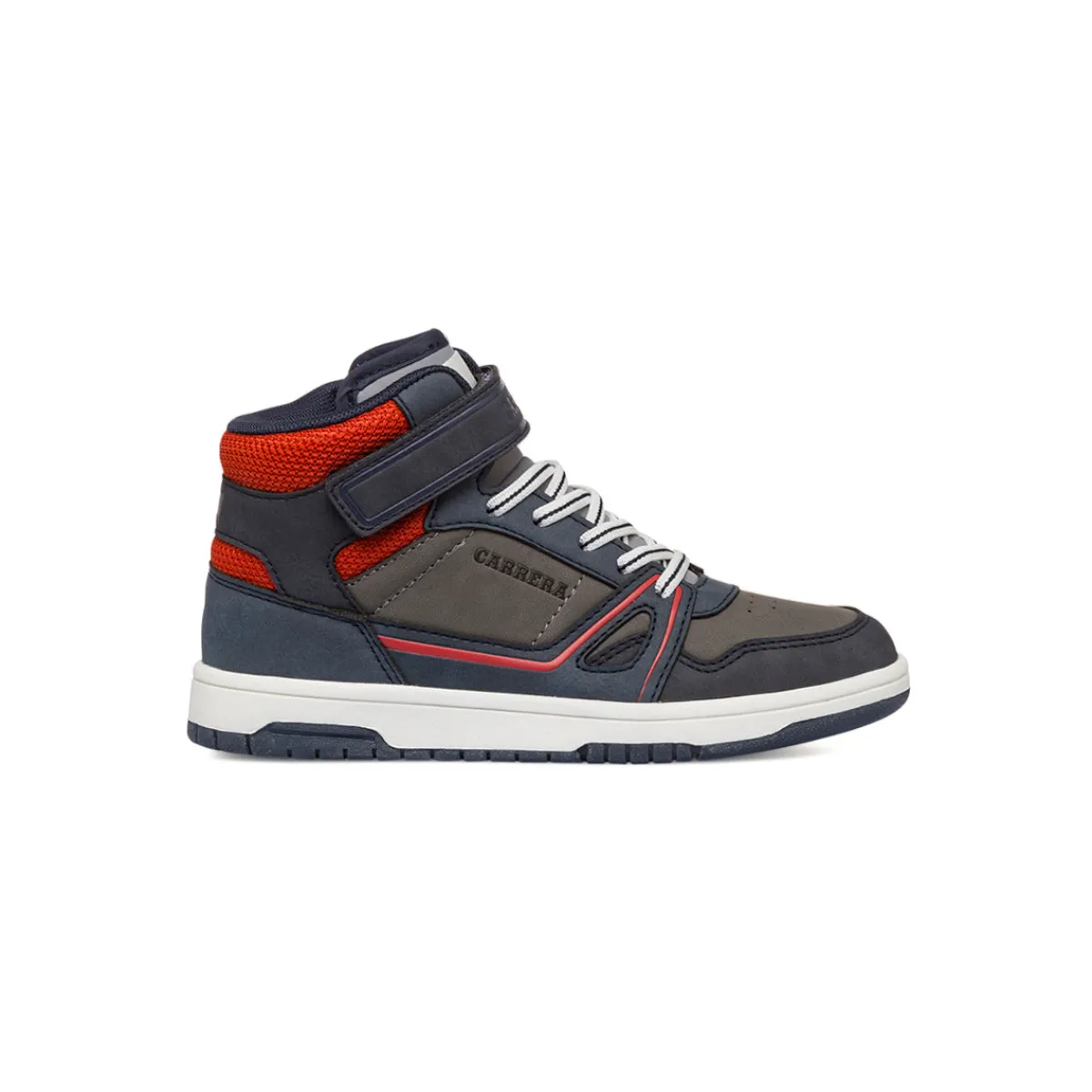 Sneakers alte da ragazzo grigie e blu con logo Bambino Sneakers Bambino|Scarpe Ragazzo