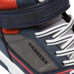 Sneakers alte da ragazzo grigie e blu con logo Bambino Sneakers Bambino|Scarpe Ragazzo