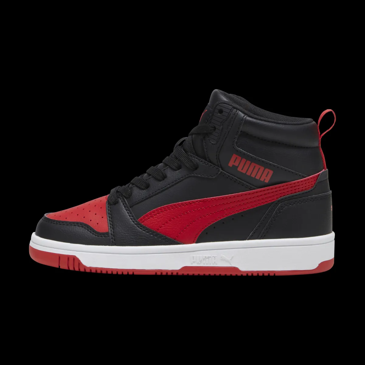 Sneakers alte da ragazzo nere con dettagli rossi Rebound V6 Donna/Bambino Scarpe Ragazzo|Scarpe Sportive