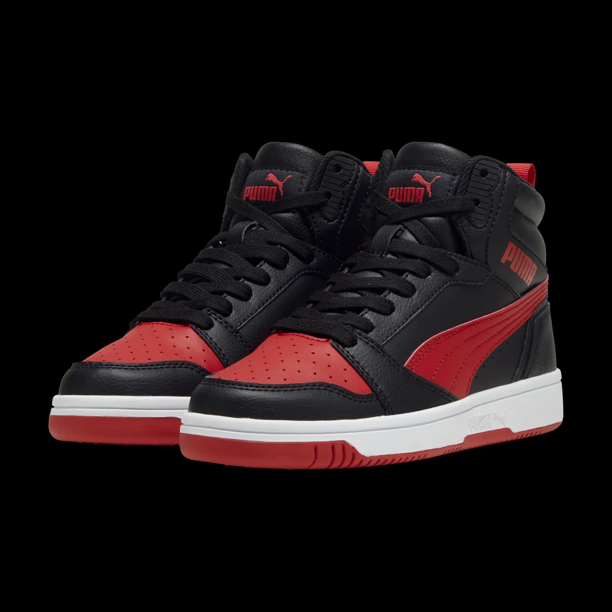 Sneakers alte da ragazzo nere con dettagli rossi Rebound V6 Donna/Bambino Scarpe Ragazzo|Scarpe Sportive