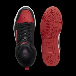 Sneakers alte da ragazzo nere con dettagli rossi Rebound V6 Donna/Bambino Scarpe Ragazzo|Scarpe Sportive