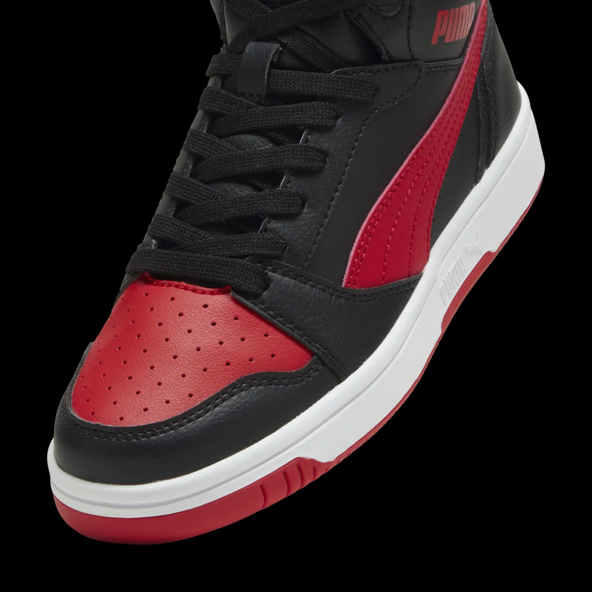 Sneakers alte da ragazzo nere con dettagli rossi Rebound V6 Donna/Bambino Scarpe Ragazzo|Scarpe Sportive