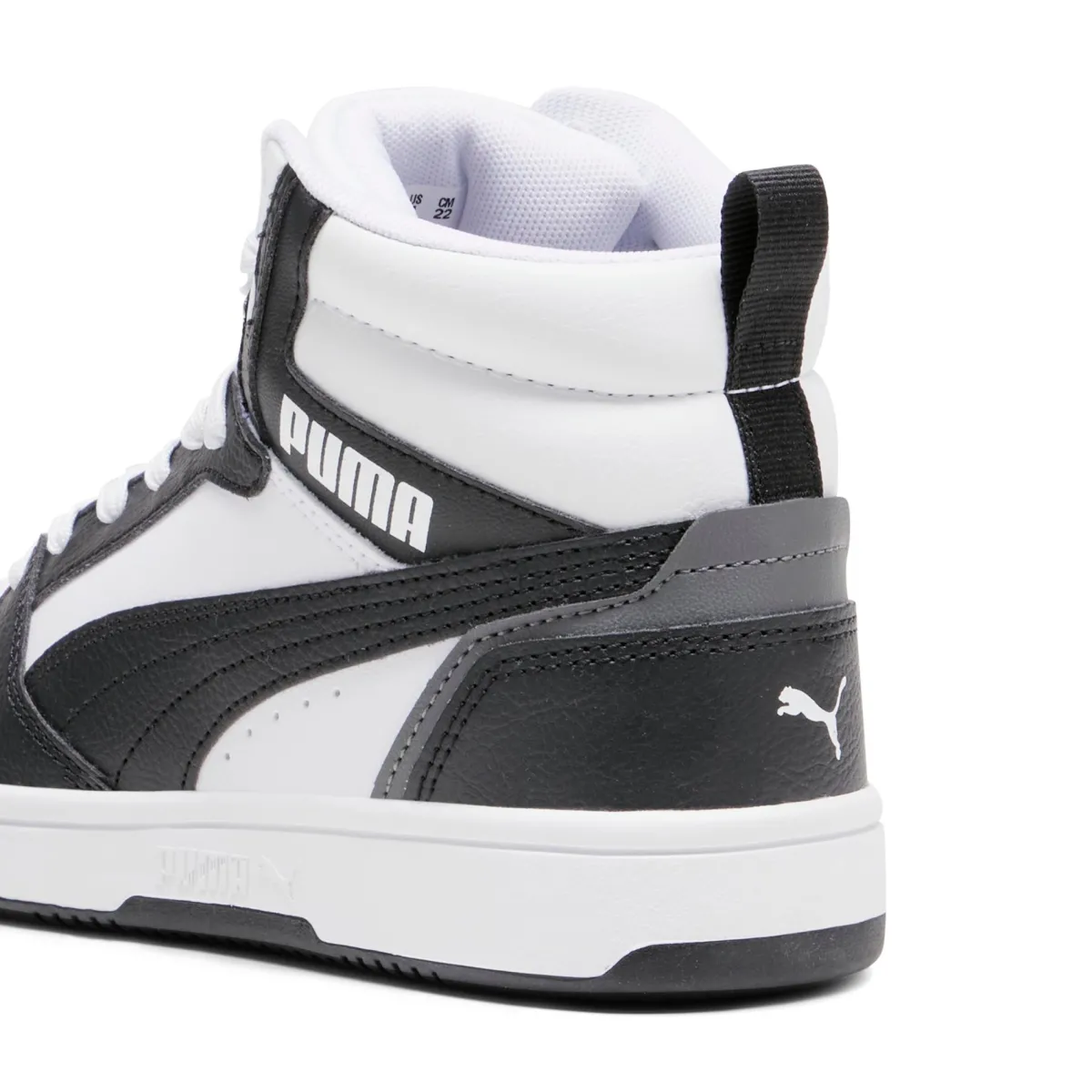 Sale Sneakers alte da ragazzo bianche con dettagli neri e grigi Rebound V6 Donna/Bambino Sneakers|Scarpe Sportive Da Bambino