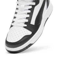 Sale Sneakers alte da ragazzo bianche con dettagli neri e grigi Rebound V6 Donna/Bambino Sneakers|Scarpe Sportive Da Bambino