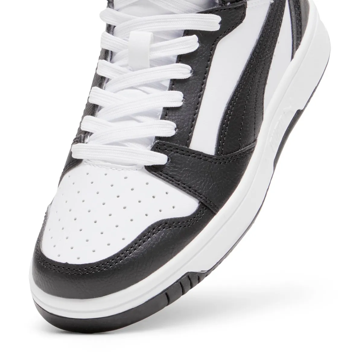 Sale Sneakers alte da ragazzo bianche con dettagli neri e grigi Rebound V6 Donna/Bambino Sneakers|Scarpe Sportive Da Bambino