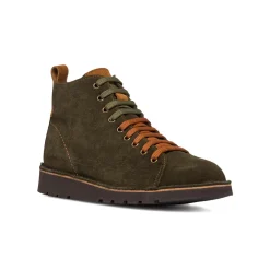 Best Sneakers alte da uomo verde oliva in pelle scamosciata Uomo Sneakers Uomo|Scarponcini E Anfibi Uomo