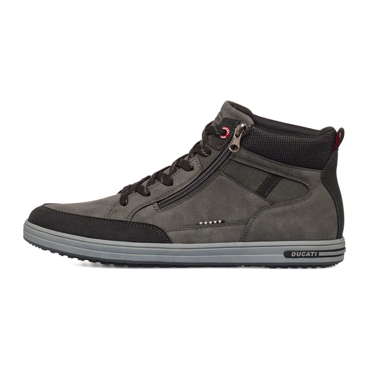 Hot Sneakers alte grigie da uomo con logo Uomo Sneakers Uomo