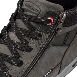 Hot Sneakers alte grigie da uomo con logo Uomo Sneakers Uomo