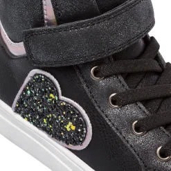 Clearance Sneakers alte nere da Bambina con glitter Bambino Sneakers Bambina|Scarpe Con Strappo Bambina