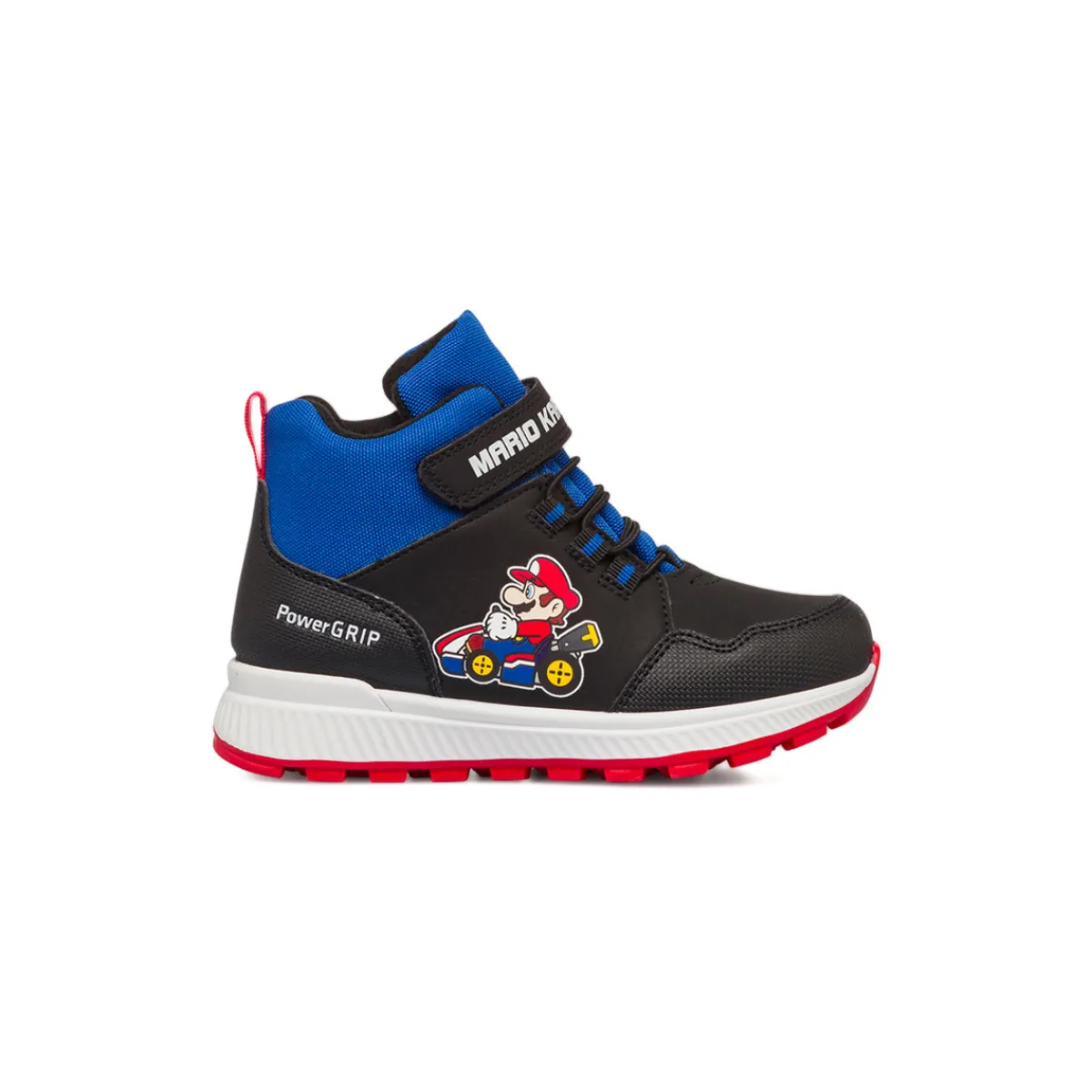 New Sneakers alte nere e blu da bambino con stampa Bambino Sneakers Bambino|Scarpe Con Strappo Bambino