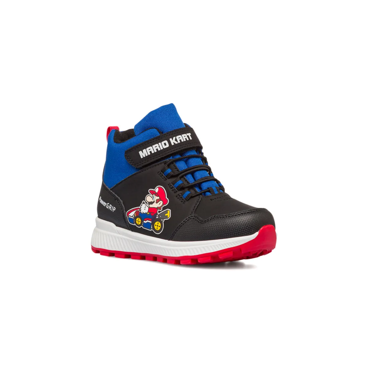 New Sneakers alte nere e blu da bambino con stampa Bambino Sneakers Bambino|Scarpe Con Strappo Bambino