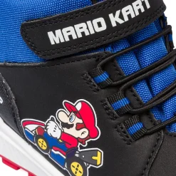 New Sneakers alte nere e blu da bambino con stampa Bambino Sneakers Bambino|Scarpe Con Strappo Bambino