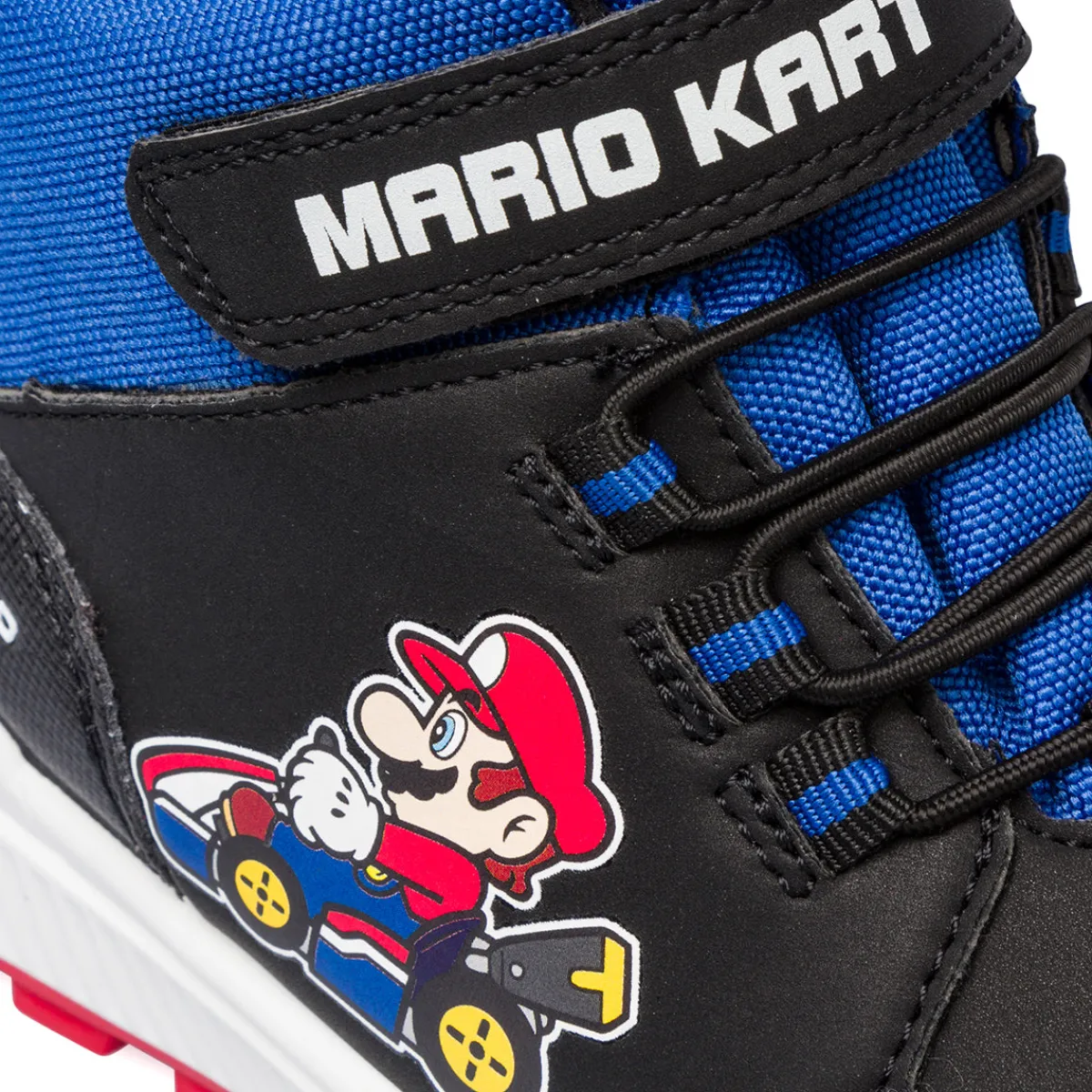 New Sneakers alte nere e blu da bambino con stampa Bambino Sneakers Bambino|Scarpe Con Strappo Bambino