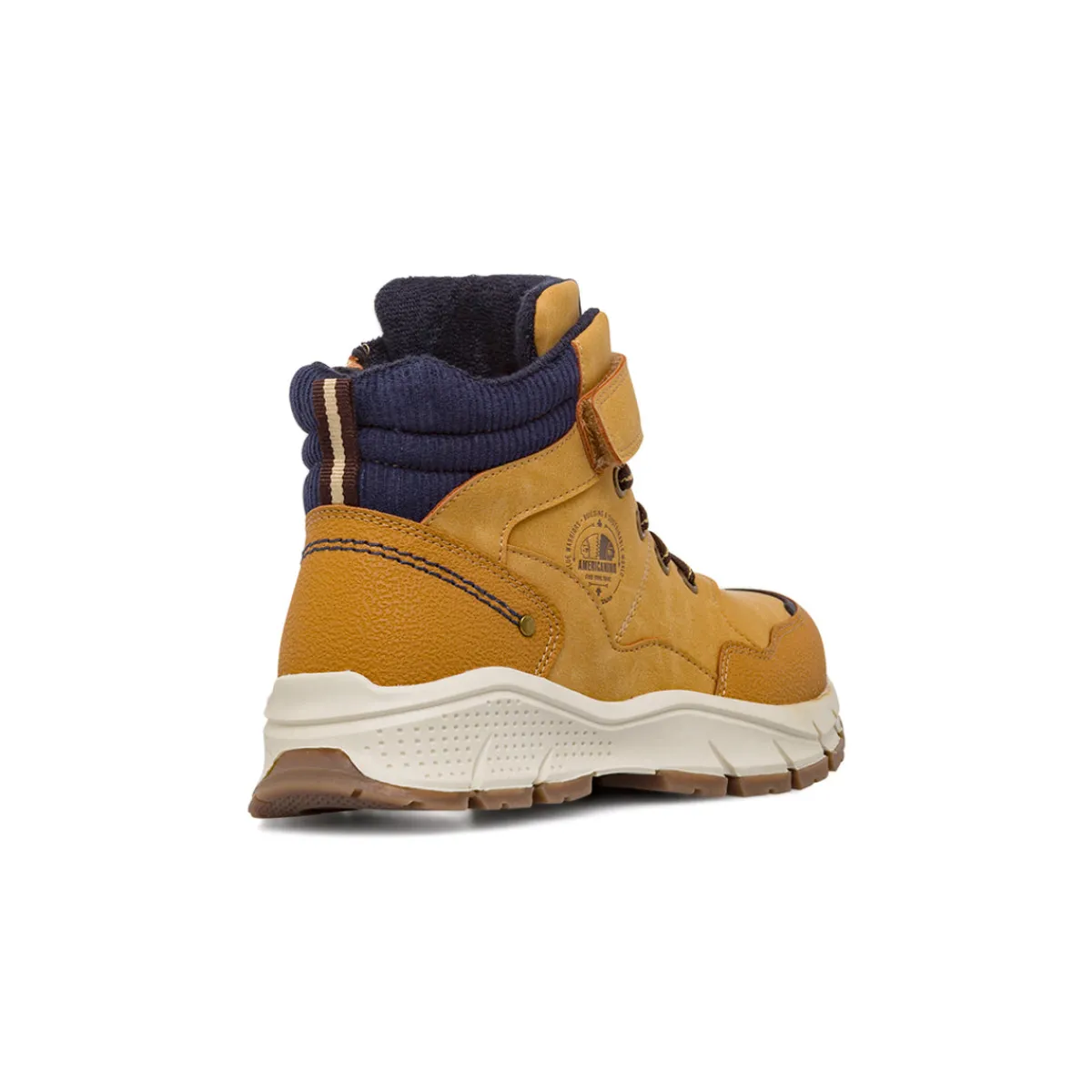 Outlet Sneakers alte ocra con strappo da Ragazzo Bambino Stivaletti Bambino|Sneakers Bambino