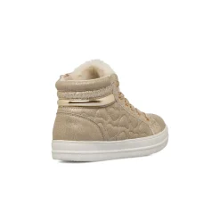 New Sneakers alte oro da Bambina con zip e glitter Le Scarpe di Alice Bambino Sneakers Bambina