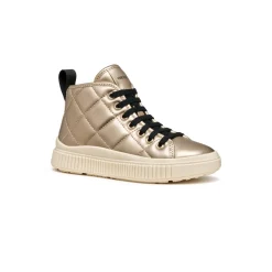 Sneakers alte platino da Bambina con suola traspirante Bambino Sneakers Bambina