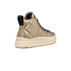 Sneakers alte platino da Bambina con suola traspirante Bambino Sneakers Bambina