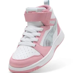 Best Sneakers alte rosa e bianche da Bambina Rebound V6 Bambino Sneakers Sportive Bambina|Scarpe Con Strappo Bambina