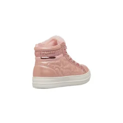 New Sneakers alte rosa glitter con zip da Bambina Bambino Sneakers Bambina