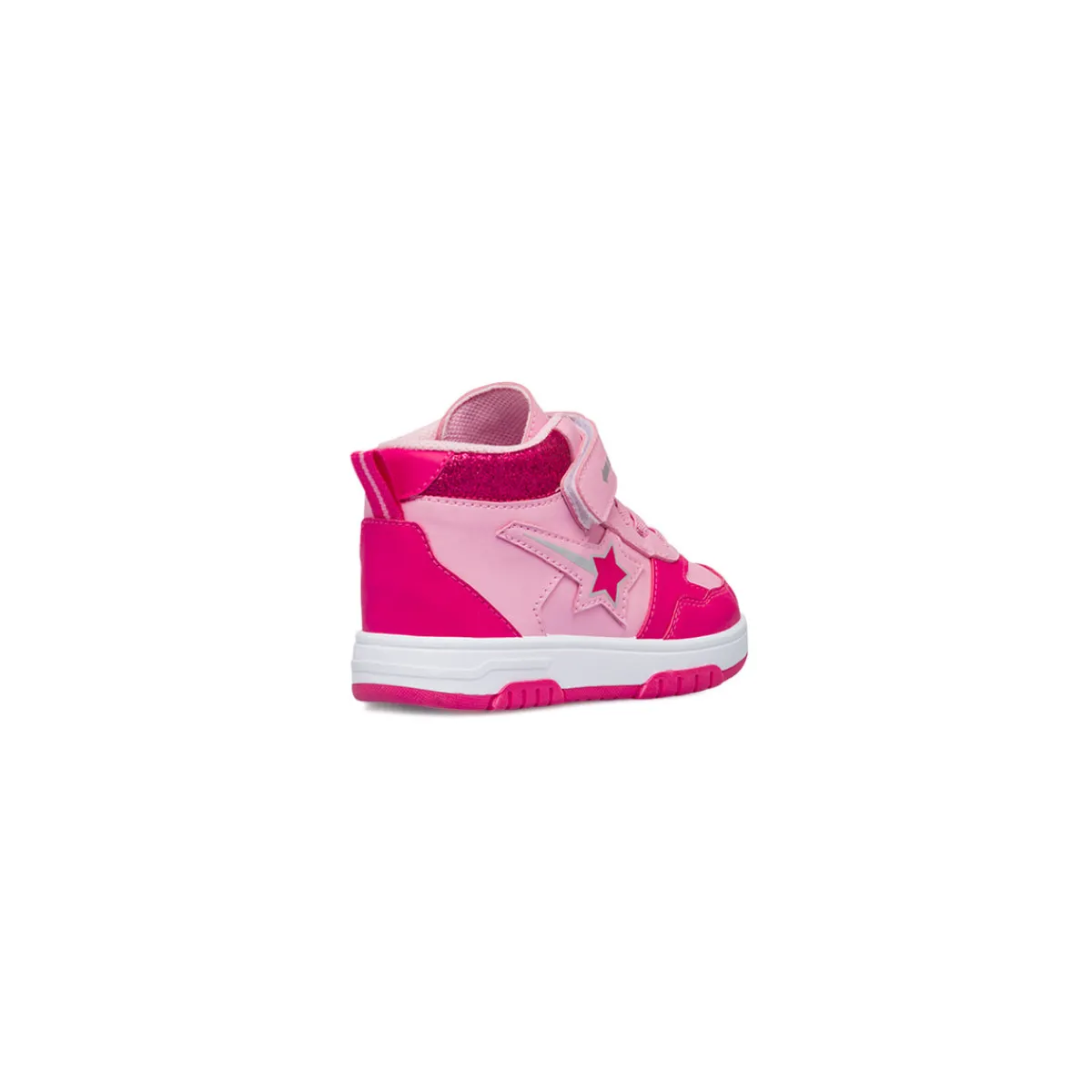 Sneakers alte rosa primi passi con dettagli fuxia Bambino Primi Passi Bambina|Primi Passi Bambino