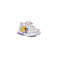 Clearance Sneakers argento con Luci e stampa da Bambina Bambino Scarpe Con Strappo Bambina|Sneakers Bambina