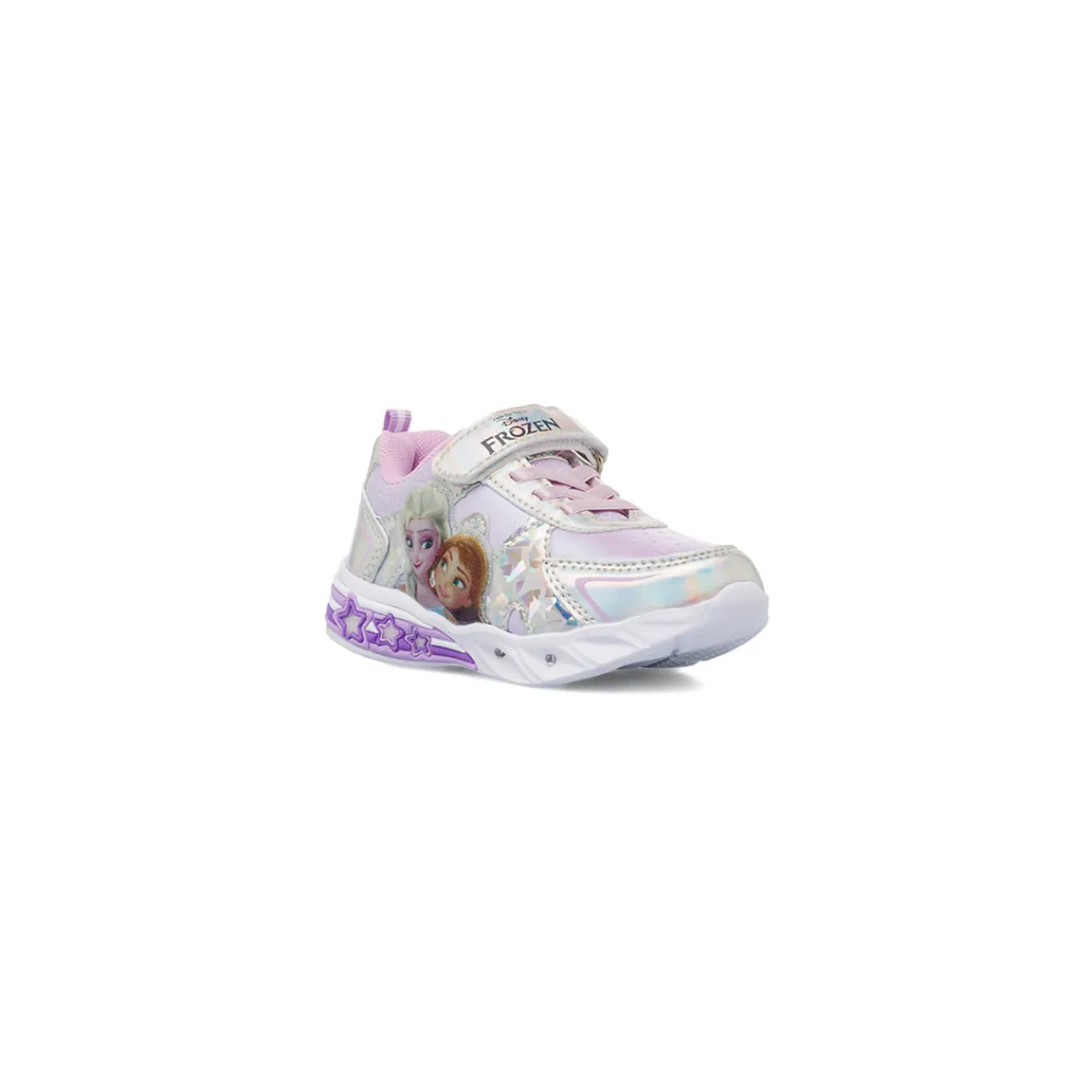 New Sneakers argento con luci e strappo da Bambina Bambino Sneakers Bambina|Scarpe Con Strappo Bambina