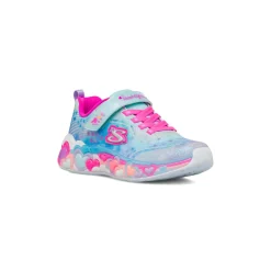Clearance Sneakers azzurre e fucsia da Bambina con luci Eternal Heart Bambino Sneakers Sportive Bambina|Scarpe Sportive