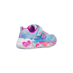 Clearance Sneakers azzurre e fucsia da Bambina con luci Eternal Heart Bambino Sneakers Sportive Bambina|Scarpe Sportive