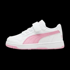Sneakers Bambina e Ragazza Bianche e Rosa Reb-L Bambino Sneakers Sportive Bambina|Scarpe Con Strappo Bambina
